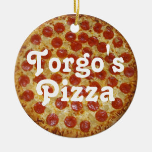 Ornamento De Cerâmica A pizza de Torgo
