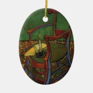 Ornamento De Cerâmica A Poltrona de Paul Gauguin por Vincent van Gogh
