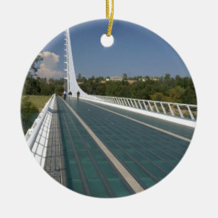 Ornamento De Cerâmica A Ponte Relógio de Sol em Turtle Bay