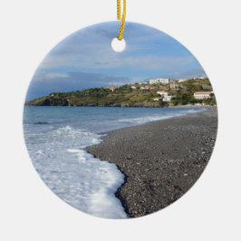 Ornamento De Cerâmica A praia em Scalea