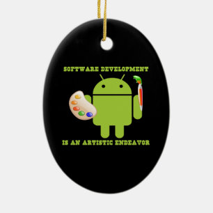 Ornamento De Cerâmica A programação de software é um esforço artístico