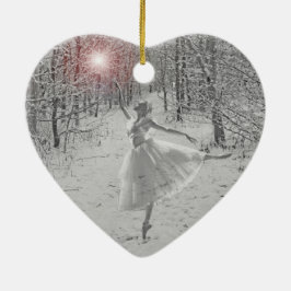 Ornamento De Cerâmica A rainha da neve