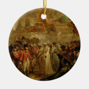 Ornamento De Cerâmica A rendição dos dois filhos de Tipu Sahib (1749-