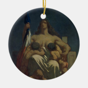 Ornamento De Cerâmica A república, 1848 (óleo em canvas)