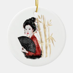 Ornamento De Cerâmica A Série Okinawa Design 39