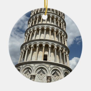 Ornamento De Cerâmica A Torre Inclinada De Pisa Na Itália Marco Itália