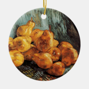 Ornamento De Cerâmica A vida com o Quince Pears de Vincent van Gogh