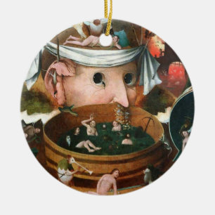 Ornamento De Cerâmica A Visão De Tondal - Hieronymus Bosch