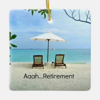 Ornamento De Cerâmica Aaah... aposentadoria