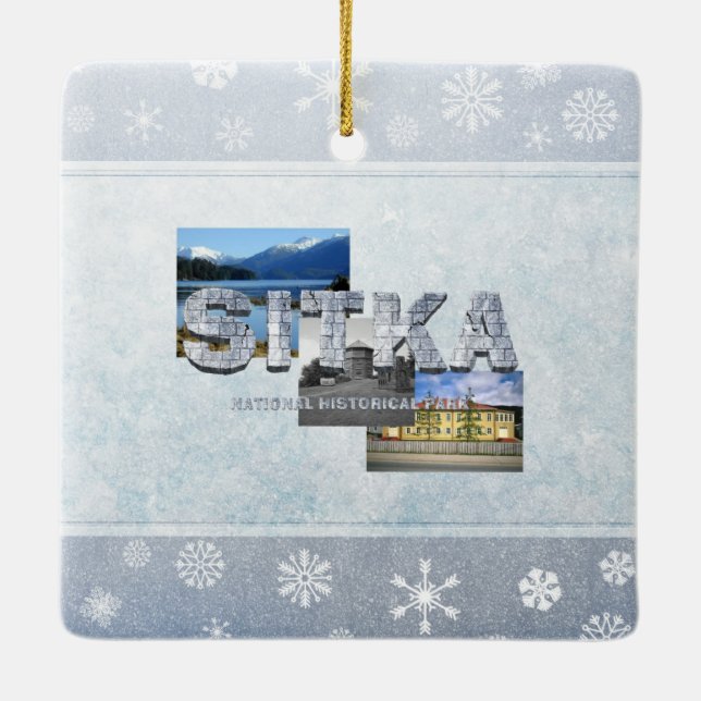 Ornamento De Cerâmica ABH Sitka (Verso)