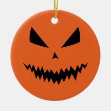 abóbora de Halloween Jack O'lantern rosto preto la