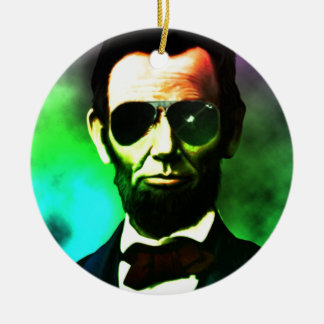 Ornamento De Cerâmica Abraham Lincoln