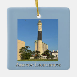 Ornamento De Cerâmica Absecon Lighthouse Ornament