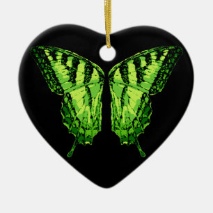 Ornamento De Cerâmica Absinthe Fairy Green Wings