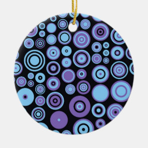 Ornamento De Cerâmica Abstrato de Anos 50