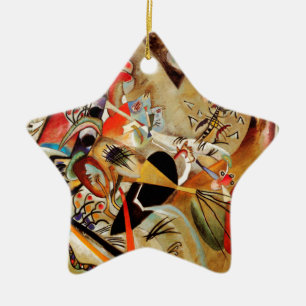 Ornamento De Cerâmica Abstrato de composição Kandinsky