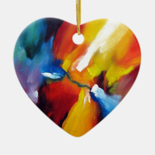 Ornamento De Cerâmica Abstrato Expressionismo