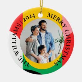 Ornamento De Cerâmica Abstrato Geométrico Foto de Padrão Feliz Natal