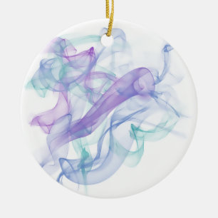 Ornamento De Cerâmica Abstrato Purple Haze