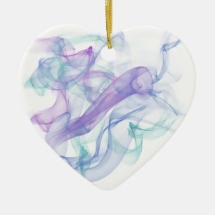 Ornamento De Cerâmica Abstrato Purple Haze