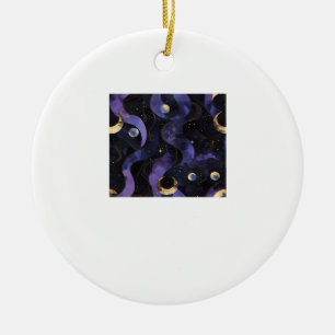 Ornamento De Cerâmica Abstrato Whimsigoth Pattern Classic