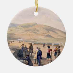 Ornamento De Cerâmica Acampamento da brigada das montanhas, placa 'de