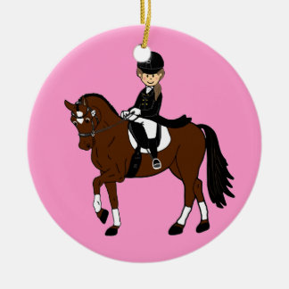 Ornamento De Cerâmica Acessório Personalizado de Cavalo e Dressagem de C