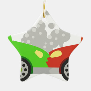 Ornamento De Cerâmica Acidente de viação