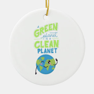 Ornamento De Cerâmica Acionado pelo Verde: prospere com a Natureza"