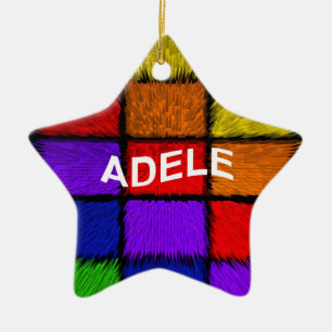 Ornamento De Cerâmica ADELE (nomes fêmeas)