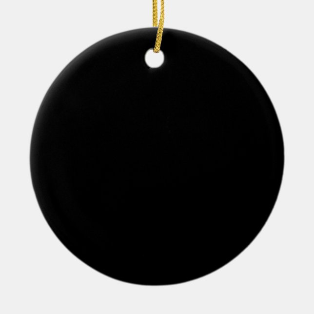 Ornamento De Cerâmica Adicionar Charm à Árvore de Natal (Frente)