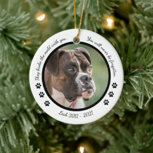 Ornamento De Cerâmica Adicionar Fotografia Cão Personalizado Pet Memori