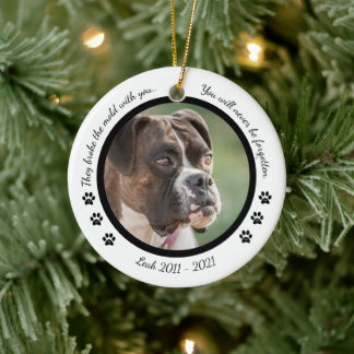 Ornamento De Cerâmica Adicionar Fotografia Cão Personalizado Pet Memoria
