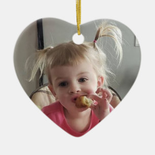 Ornamento De Cerâmica Adicionar sua foto a esta personalizada