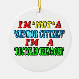 Ornamento De Cerâmica Adolescente do reciclado