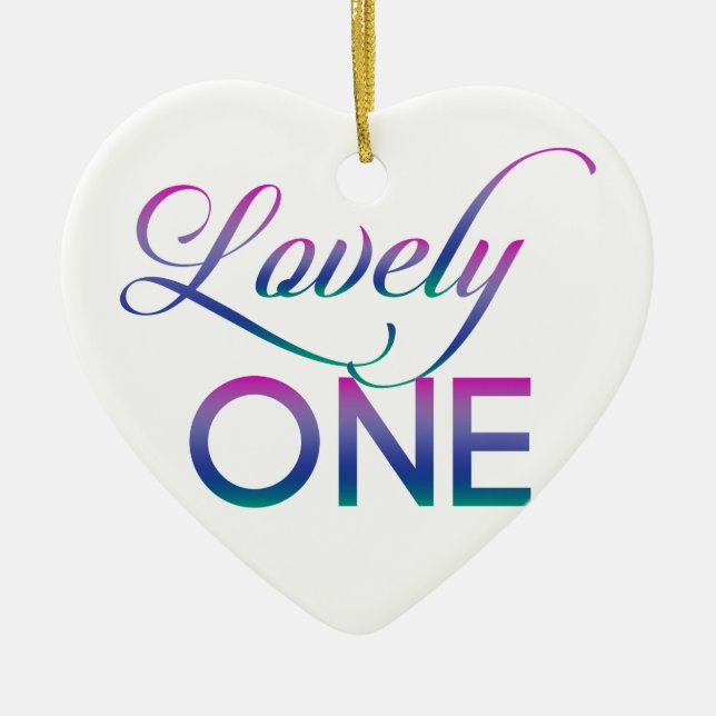 Ornamento De Cerâmica Adorável (Frente)