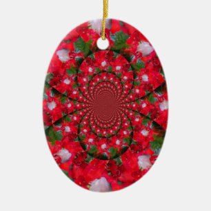 Ornamento De Cerâmica Adorável Crimson Alienígena