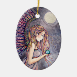 Ornamento De Cerâmica Adorno de Arte de Anjo Bonito