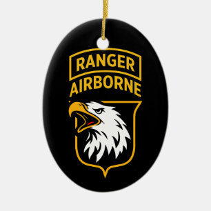 Ornamento De Cerâmica Adorno de Cerâmica Ranger Aerotransportada Águias