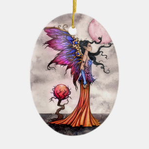 Ornamento De Cerâmica Adorno de Fantasia Fada Fae Abigail