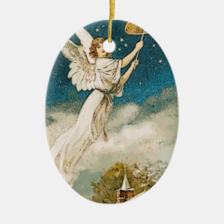 Ornamento De Cerâmica Adorno de Natal de Anjo