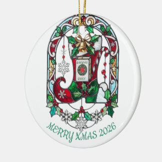 Ornamento De Cerâmica Adorno de Natal de Vidro Colorido Rainha Mahjong