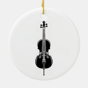Ornamento De Cerâmica Adorno de Violoncelo CYOverture