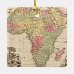 Ornamento De Cerâmica África cerca de 1725