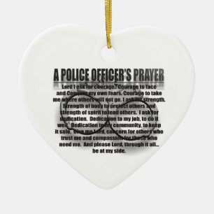 Ornamento De Cerâmica Agente de Polícia Orador