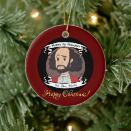 Ornamento De Cerâmica Agitando Ordem de Shakespeare