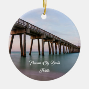 Ornamento De Cerâmica Águas Cristalinas No Pier De Panama City Beach Ado