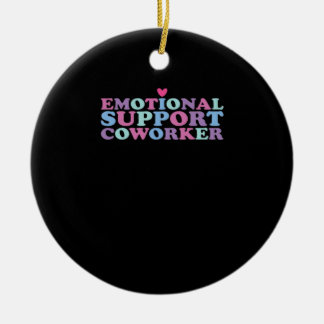 Ornamento De Cerâmica Ajuda emocional Colega de trabalho Memória e Viral