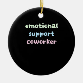 Ornamento De Cerâmica Ajuda Emocional Coworker Trending Sloth