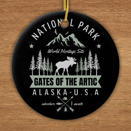 Ornamento De Cerâmica Alaska Wildlife – Gates of the Arctic Alaska